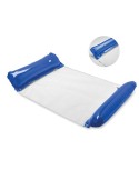 Hamac flottant gonflable publicitaire personnalisé HAMAFLOAT Matières : PVC Couleurs : bleu royal personnalisable avec votre log