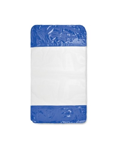 Hamac flottant gonflable publicitaire personnalisé HAMAFLOAT Matières : PVC Couleurs : bleu royal personnalisation rapide en Fra