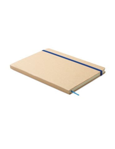 Carnet A5 publicitaire à couleur révélée ROUTE Couleurs : bleu Matières : carton de lait recyclé objet publicitaire robuste