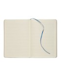 Carnet A5 publicitaire à couleur révélée ROUTE Couleurs : bleu Matières : carton de lait recyclé objet promotionnel éco-responsa