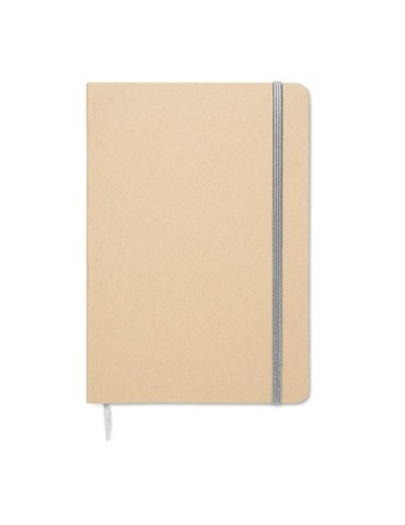 Carnet A5 publicitaire à couleur révélée ROUTE Couleurs : argenté Matières : carton de lait recyclé personnalisation rapide en F