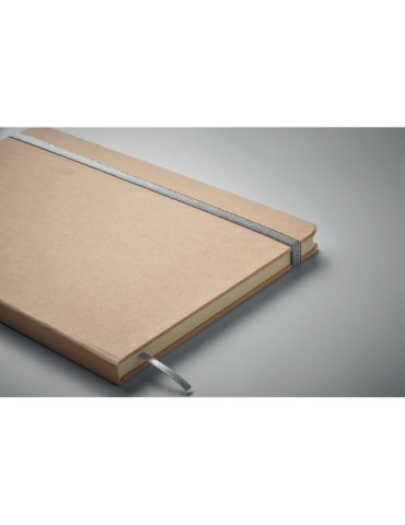 Carnet A5 publicitaire à couleur révélée ROUTE Couleurs : argenté Matières : carton de lait recyclé cadeau collaborateur premium