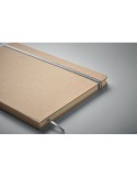 Carnet A5 publicitaire à couleur révélée ROUTE Couleurs : argenté Matières : carton de lait recyclé cadeau collaborateur premium