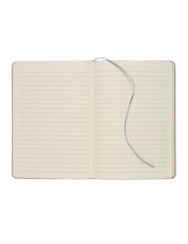 Carnet A5 publicitaire à couleur révélée ROUTE Couleurs : argenté Matières : carton de lait recyclé personnalisation rapide en F