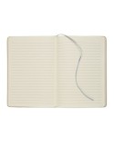 Carnet A5 publicitaire à couleur révélée ROUTE Couleurs : argenté Matières : carton de lait recyclé personnalisation rapide en F