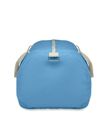 Sac de sport  320 gr/m² personnalisé MALDI Matières : coton recyclé Couleurs : turquoise personnalisation sur mesure