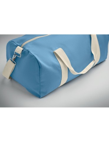 Sac de sport  320 gr/m² personnalisé MALDI Matières : coton recyclé Couleurs : turquoise goodies publicitaire durable