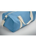 Sac de sport  320 gr/m² personnalisé MALDI Matières : coton recyclé Couleurs : turquoise goodies publicitaire durable