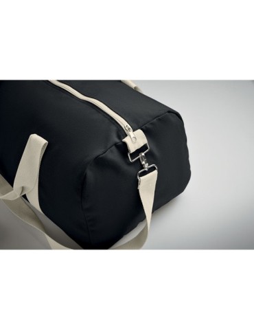 Sac de sport  320 gr/m² personnalisé MALDI Matières : coton recyclé Couleurs : noir cadeau collaborateur premium