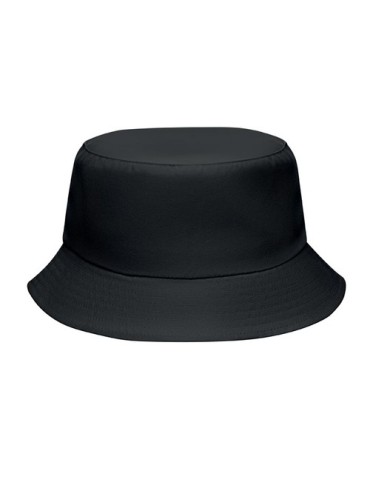 Bob publicitaire en polyester 150 gr/m² EMMER Matières : PET Couleurs : noir cadeau collaborateur premium