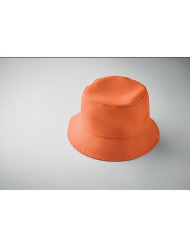 Bob publicitaire en polyester 150 gr/m² EMMER Matières : PET Couleurs : orange personnalisable avec votre logo