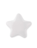 Étoile anti-stress publicitaire en PU STARLY Matières : PU Couleurs : blanc objet promotionnel éco-responsable