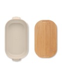 Boîte à lunch publicitaire en PP 700 ml LEKKER Matières : polypropylène (PP) Couleurs : beige objet publicitaire robuste