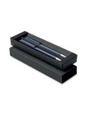 Set de stylos s en aluminium recyclé - ORWELL Matières : aluminium recyclé  Couleurs : bleu marine