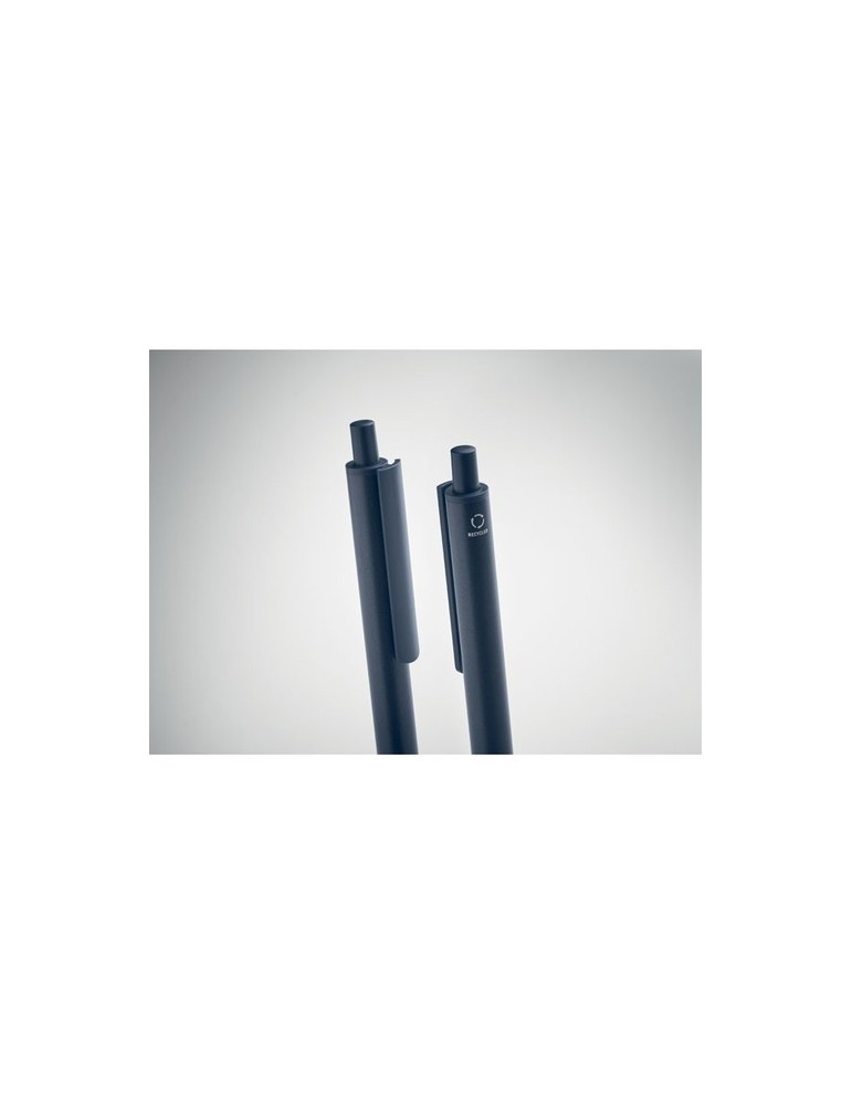 Set de stylos s en aluminium recyclé - ORWELL Matières : aluminium recyclé  Couleurs : bleu marine goodies personnalisé en stock