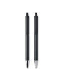 Set de stylos s en aluminium recyclé - ORWELL Matières : aluminium recyclé  Couleurs : noir cadeau collaborateur premium