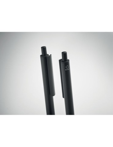 Set de stylos s en aluminium recyclé - ORWELL Matières : aluminium recyclé  Couleurs : noir marquage couleur éclatante