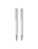 Set de stylos s en aluminium recyclé - ORWELL Matières : aluminium recyclé  Couleurs : blanc impression haute définition