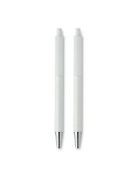 Set de stylos s en aluminium recyclé - ORWELL Matières : aluminium recyclé  Couleurs : blanc livraison express 24h 48h