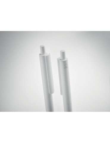 Set de stylos s en aluminium recyclé - ORWELL Matières : aluminium recyclé  Couleurs : blanc objet publicitaire robuste