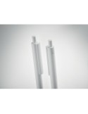 Set de stylos s en aluminium recyclé - ORWELL Matières : aluminium recyclé  Couleurs : blanc objet publicitaire robuste