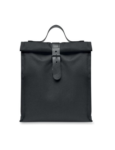 Sac isotherme publicitaire  600D RPET CHILL Matières : PET recyclé Couleurs : noir goodies personnalisé en stock