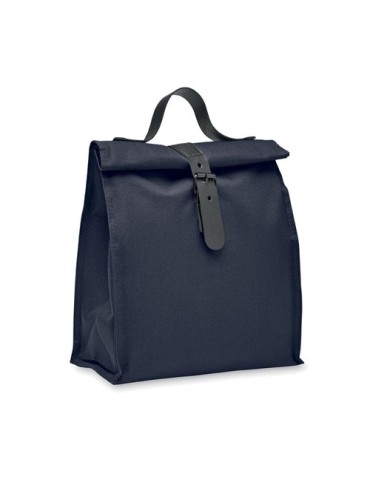 Sac isotherme publicitaire  600D RPET CHILL Matières : PET recyclé Couleurs : bleu marine cadeau entreprise pas cher