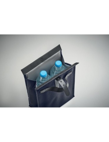 Sac isotherme publicitaire  600D RPET CHILL Matières : PET recyclé Couleurs : bleu marine objet publicitaire robuste