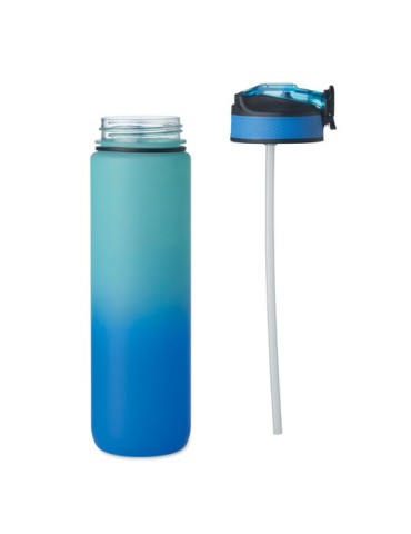 Bouteille de sport  RPET 1L ACTIVATE Matières : PET recyclé Couleurs : bleu royal personnalisation sur mesure