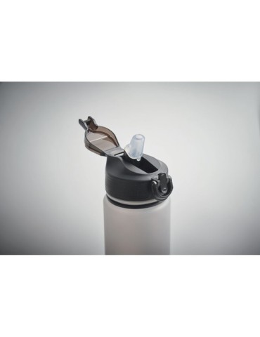 Bouteille de sport  RPET 1L ACTIVATE Matières : PET recyclé Couleurs : noir marquage couleur éclatante