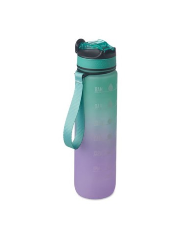 Bouteille de sport  RPET 1L ACTIVATE Matières : PET recyclé Couleurs : turquoise cadeau entreprise pas cher