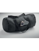 Sac de sport publicitaire 20L en RPET 190T - DUFF Matières : PET recyclé Couleurs : noir objet promo petit budget