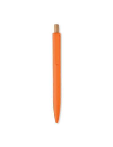 Stylo à bille  en ABS recyclé PENU Matières : aluminium recyclé  Couleurs : orange goodies personnalisé en stock