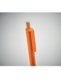Stylo à bille  en ABS recyclé PENU Matières : aluminium recyclé  Couleurs : orange objet promo petit budget