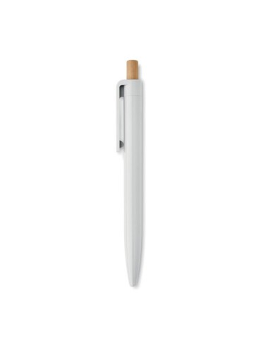 Stylo à bille  en ABS recyclé PENU Matières : aluminium recyclé  Couleurs : blanc impression haute définition