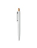 Stylo à bille  en ABS recyclé PENU Matières : aluminium recyclé  Couleurs : blanc impression haute définition