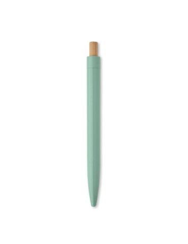 Stylo à bille  en ABS recyclé PENU Matières : aluminium recyclé  Couleurs : vert menthe marquage couleur éclatante