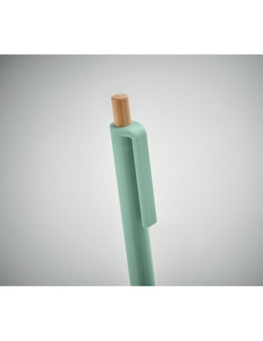 Stylo à bille  en ABS recyclé PENU Matières : aluminium recyclé  Couleurs : vert menthe goodies personnalisé en stock