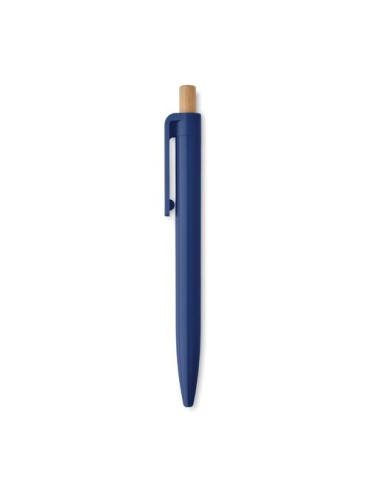 Stylo à bille  en ABS recyclé PENU Matières : aluminium recyclé  Couleurs : bleu marquage laser ultra précis