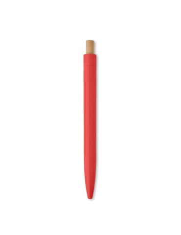 Stylo à bille  en ABS recyclé PENU Matières : aluminium recyclé  Couleurs : rouge personnalisation rapide en France