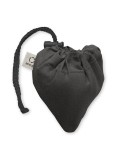Shopping pliable publicitaire 140 gr/m² CARRIE COLOUR Matières : coton recyclé Couleurs : noir livraison express 24h 48h