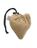Shopping pliable publicitaire 140 gr/m² CARRIE COLOUR Matières : coton recyclé Couleurs : kaki cadeau collaborateur premium