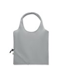 Shopping pliable publicitaire 140 gr/m² CARRIE COLOUR Matières : coton recyclé Couleurs : gris goodies entreprise design