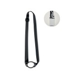 Lanyard publicitaire porte-gobelet 6cm LANCUP Matières : PET Couleurs : noir personnalisable avec votre logo