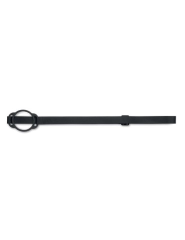 Lanyard publicitaire porte-gobelet 6cm LANCUP Matières : PET Couleurs : noir goodies publicitaire événementiel