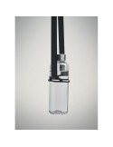 Lanyard publicitaire porte-gobelet 6cm LANCUP Matières : PET Couleurs : noir objet promotionnel éco-responsable