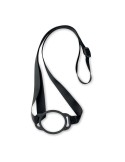 Lanyard publicitaire porte-gobelet 6cm LANCUP Matières : PET Couleurs : noir personnalisation rapide en France