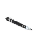 Stylo multi-outils recyclé personnalisé TUBULAR Matières : aluminium recyclé  Couleurs : noir marquage laser ultra précis