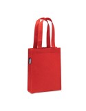 Petit sac cadeau  en feutre RPET - FELTOTE Matières : PET recyclé Couleurs : rouge