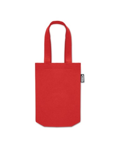 Petit sac cadeau  en feutre RPET - FELTOTE Matières : PET recyclé Couleurs : rouge 2